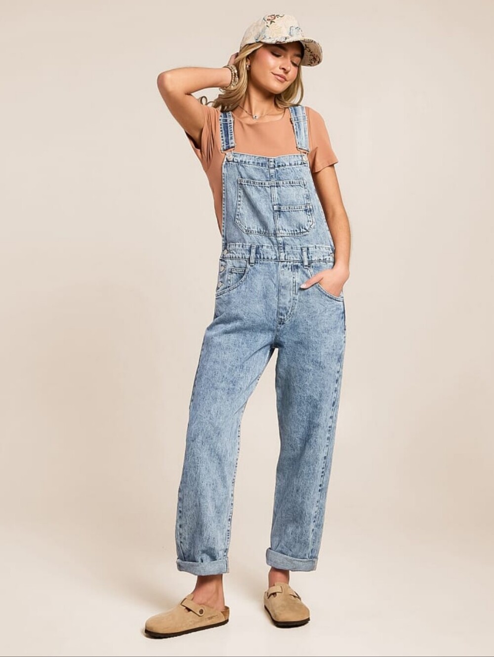 We The Free Ziggy Cotton Denim Overalls | Free People | Size XS | Boho 90s Indie